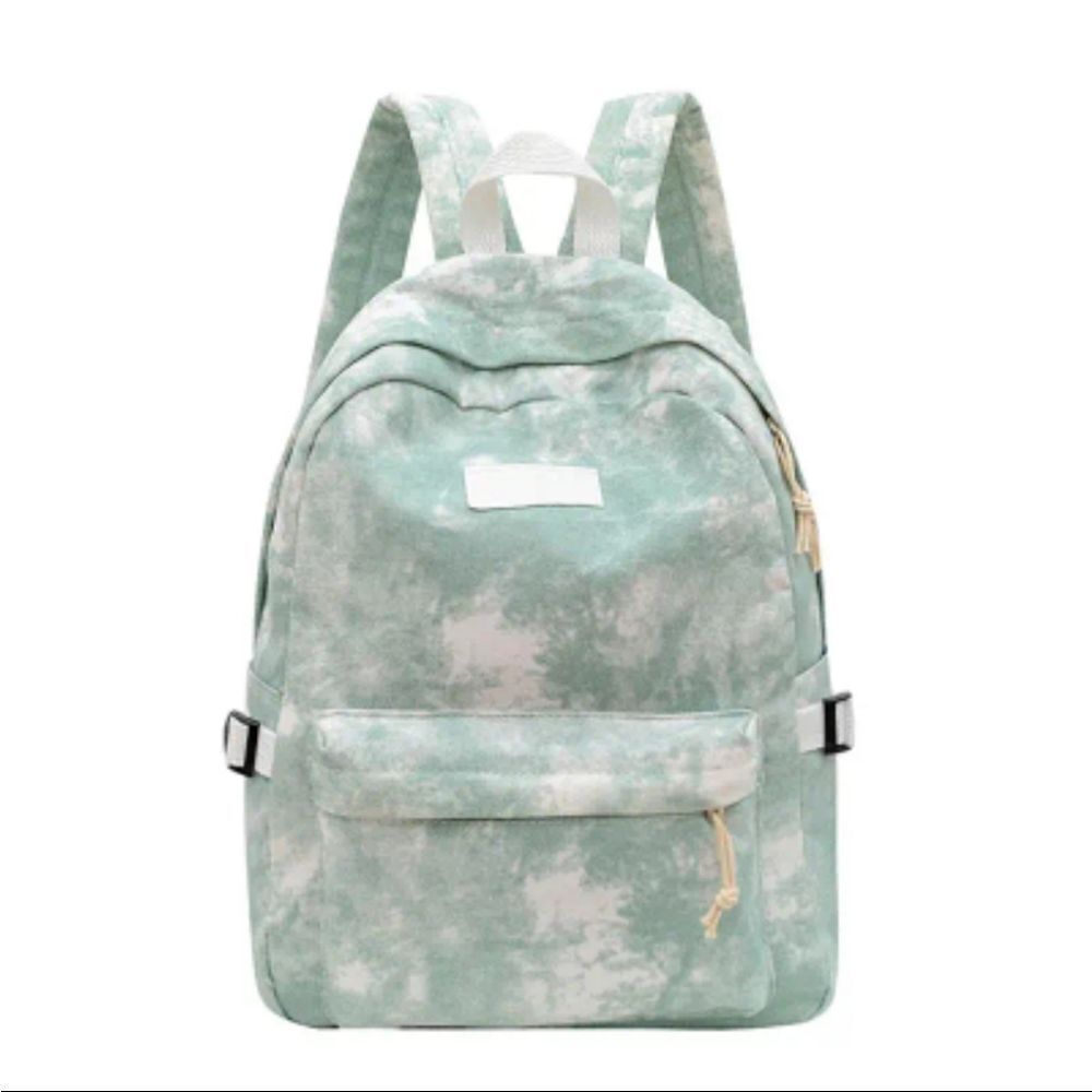 Grunge Street Style TieDye Backpack in Pastel Green | Back To School